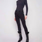 Charlie B - Slim Leg Jeans With Velvet Bow