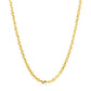 2.6mm 14k Yellow Gold Diamond Cut Cable Link Chain