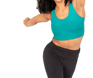 Body Wrappers - Recycled Polyester Twist Back Sports Bra