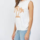 Fate - Palm Tree Knit Sweater Tank