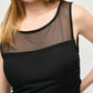 Joseph Ribkoff - Mesh Sleeveless Top