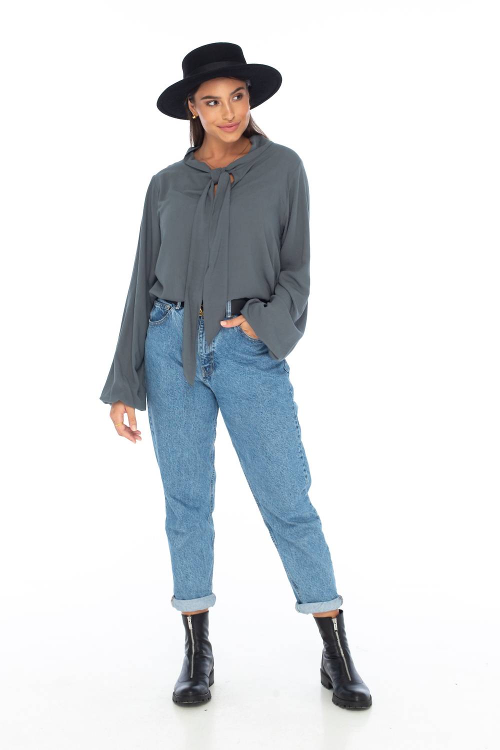 Skemo - Basics Tie Blouse