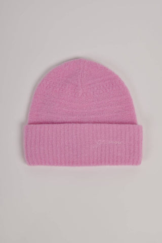 Ganni - Gorro de lã macia feminino