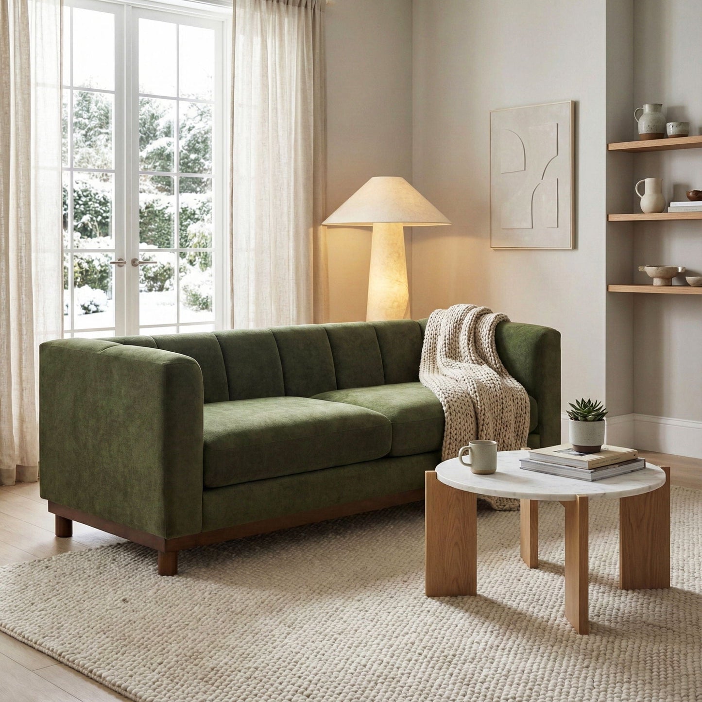 Soft Loveseat Sofa For Living Room
