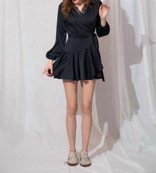 Astr - Aluma Wrap Mini Dress