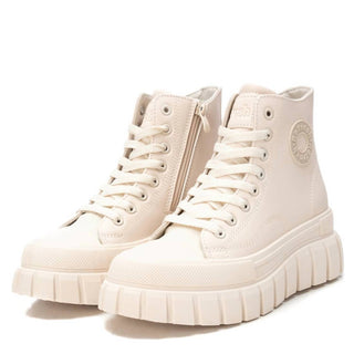 Xti - Tênis Casual Feminino de Cano Alto