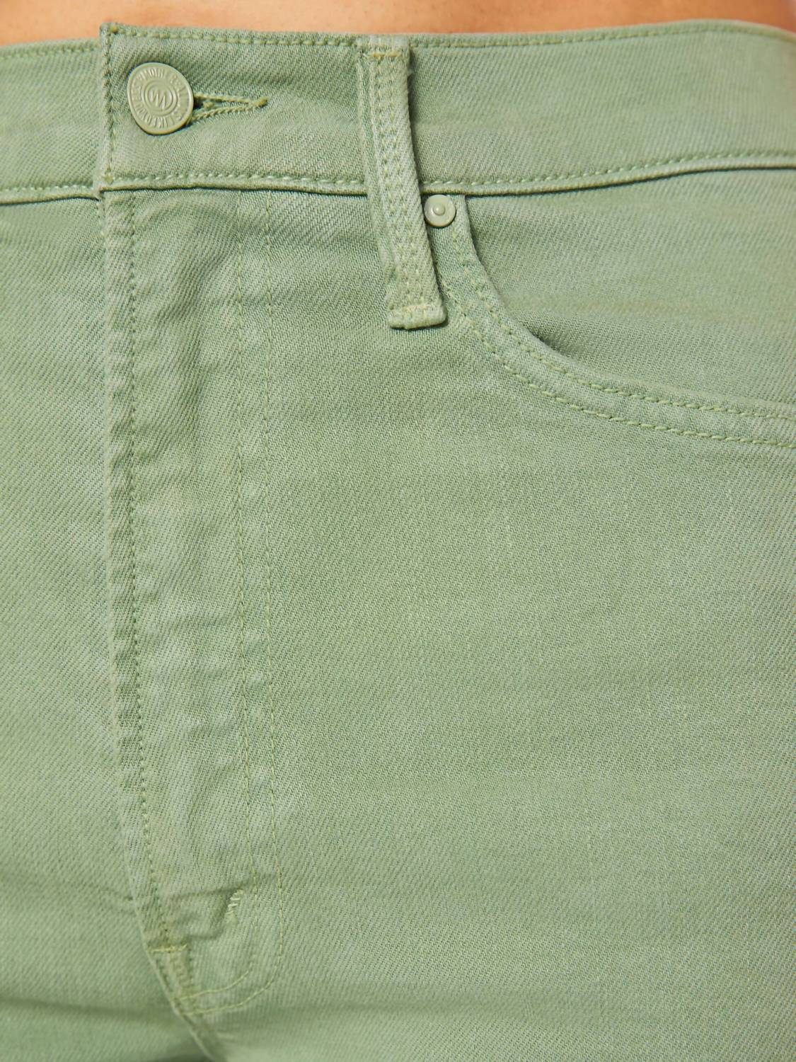 Mother - High Waist Rider Ankle Step Fray Jeans