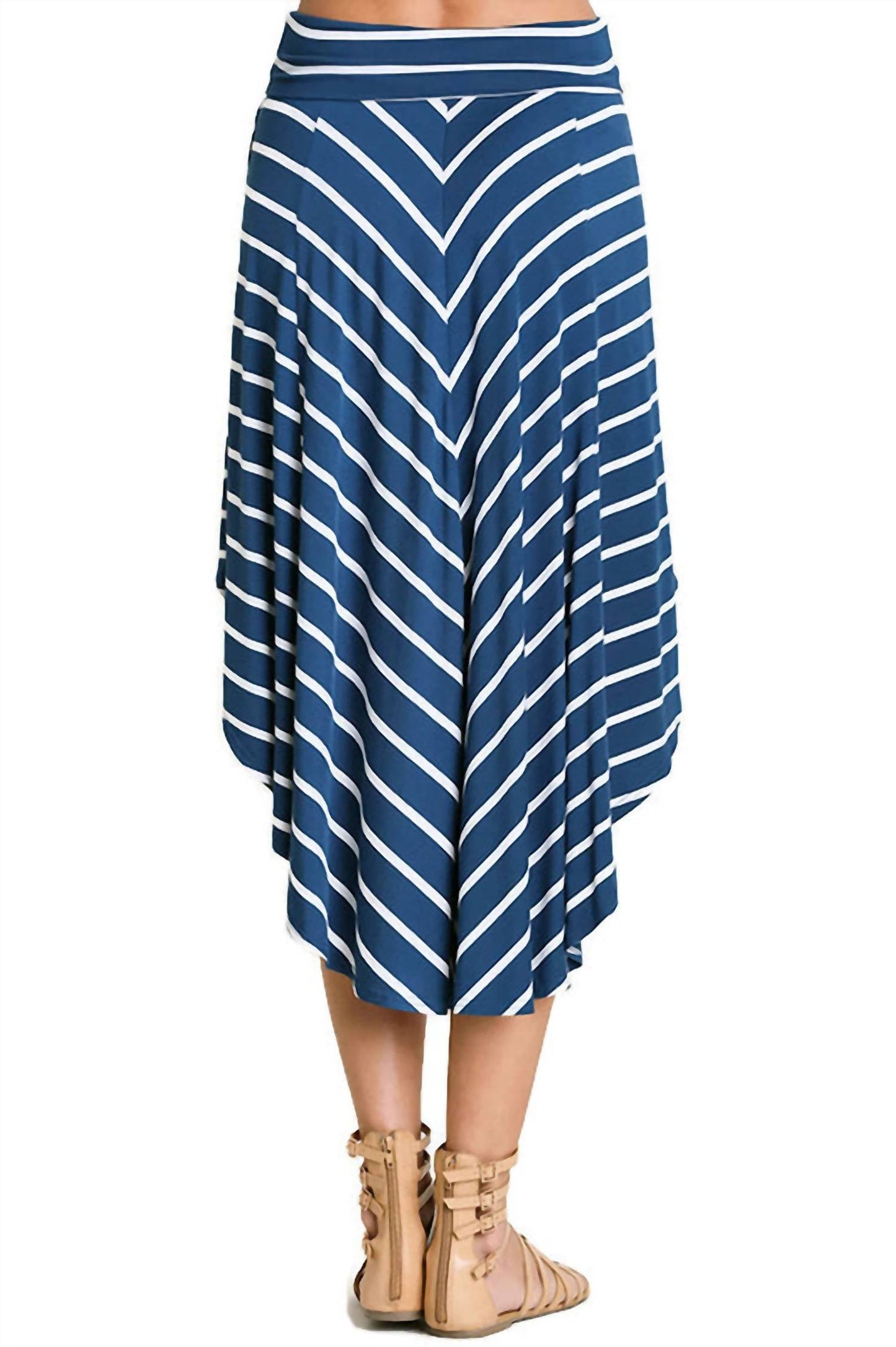 Umgee - Bohemian Striped Midi Skirt