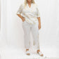 Charlie B - Women's Embroidered Popover Blouse