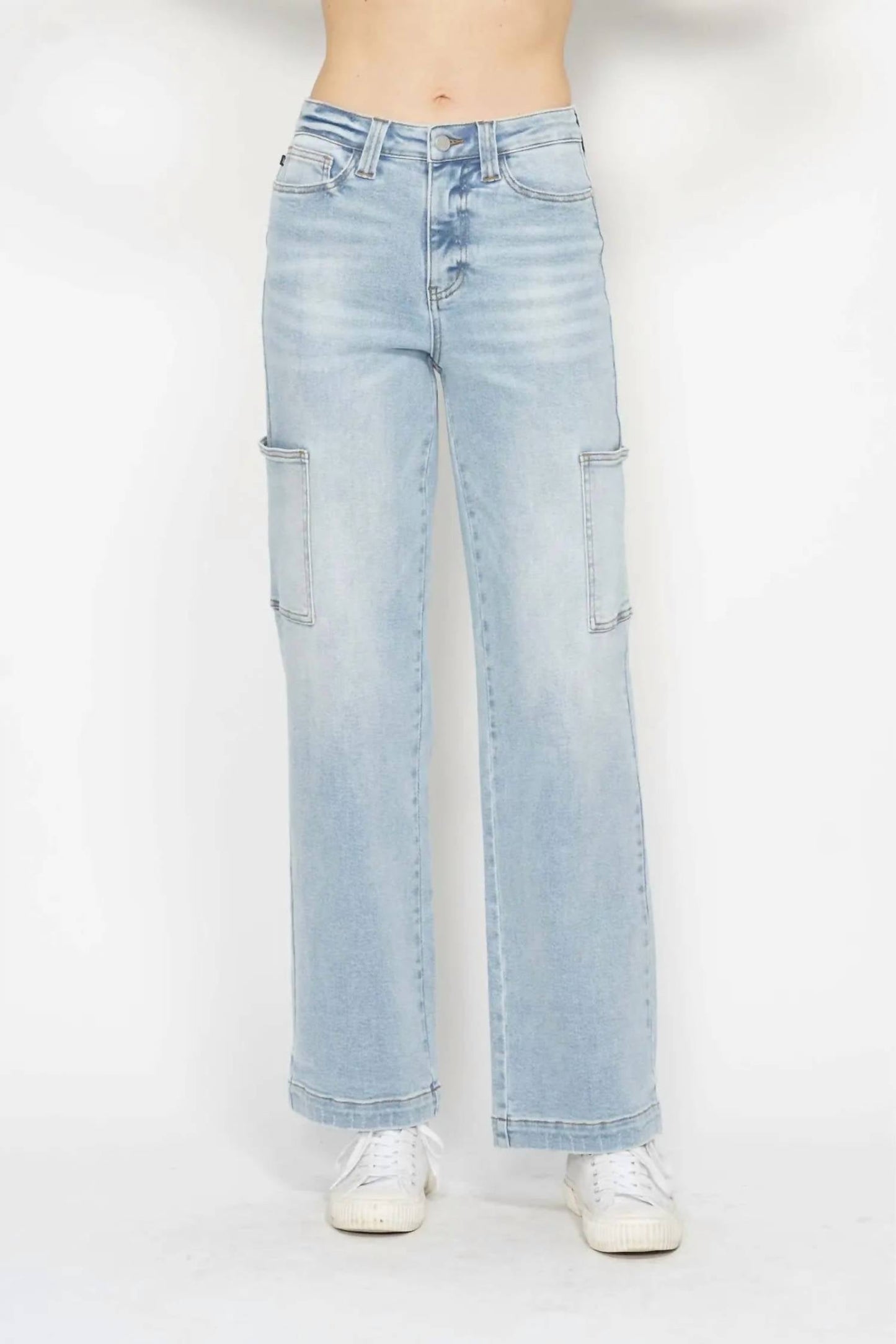 Judy Blue - High Waist Cargo Wide Leg Jean