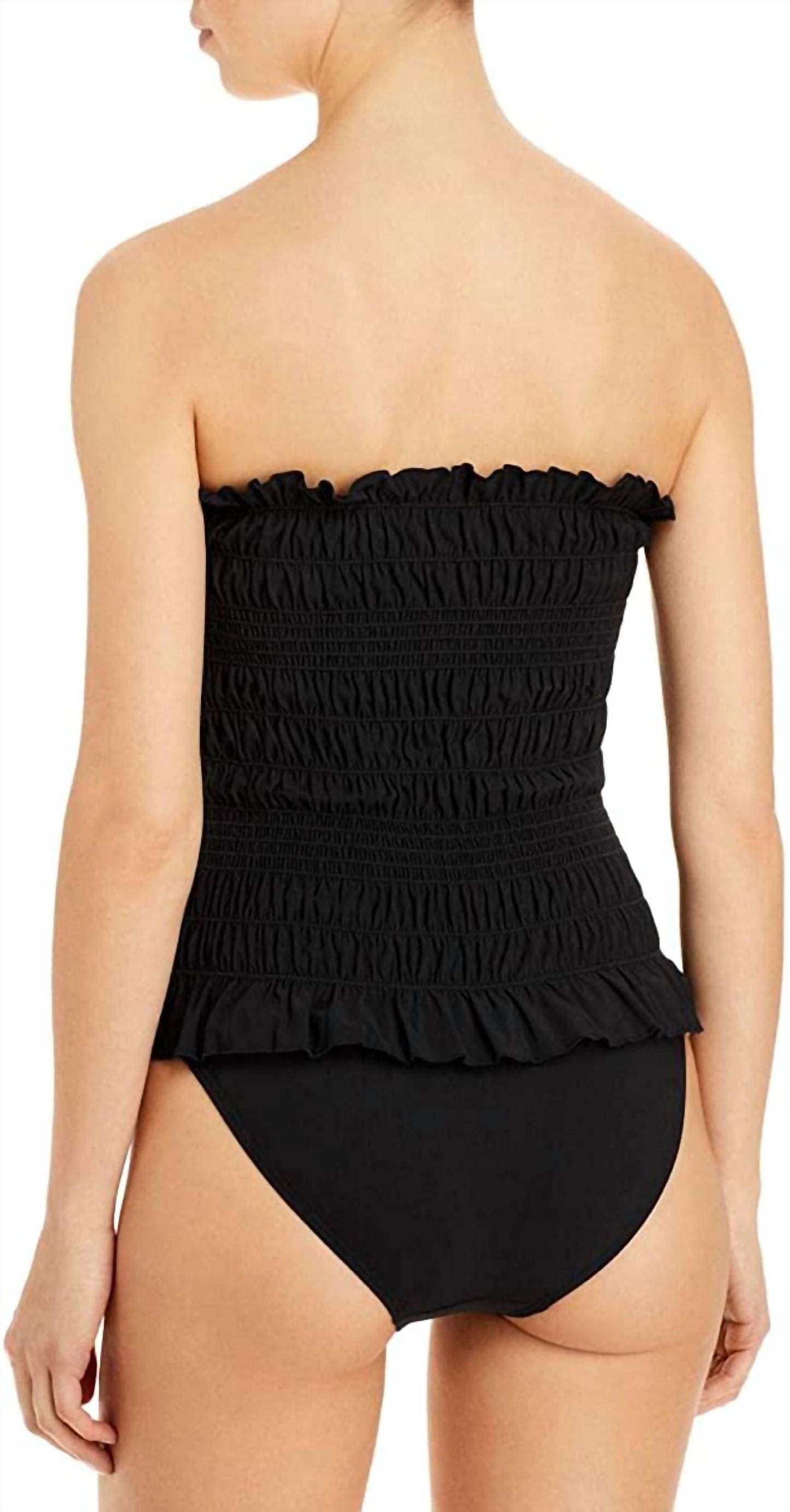 Tory Burch - Costa Smocked One Piece Swimsuit