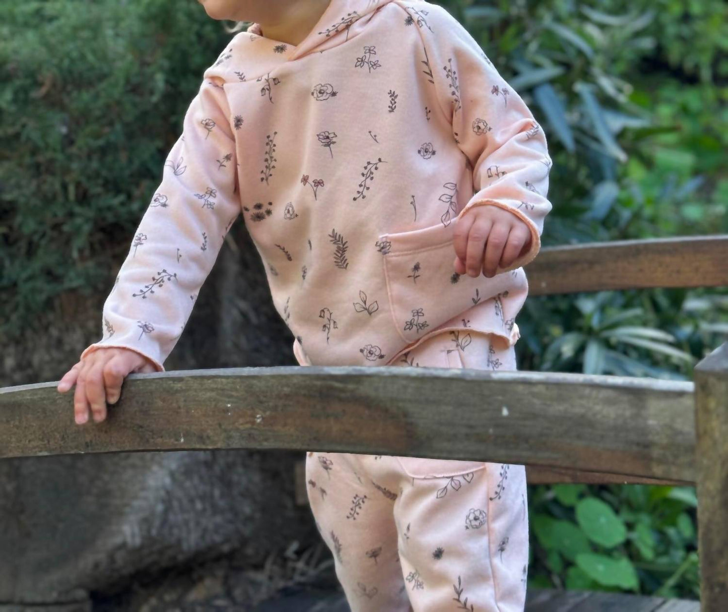 Ettie + H - Girl's Demelza Floral Hooded Top