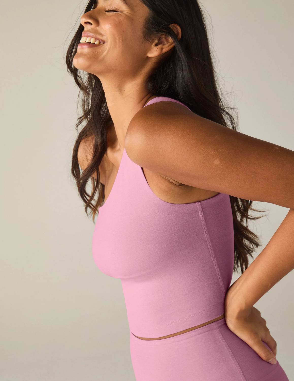 Beyond Yoga - Spacedye The Bold Shoulder Cropped Tank Top