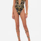 Camilla - Chain Neck Plunge One Piece
