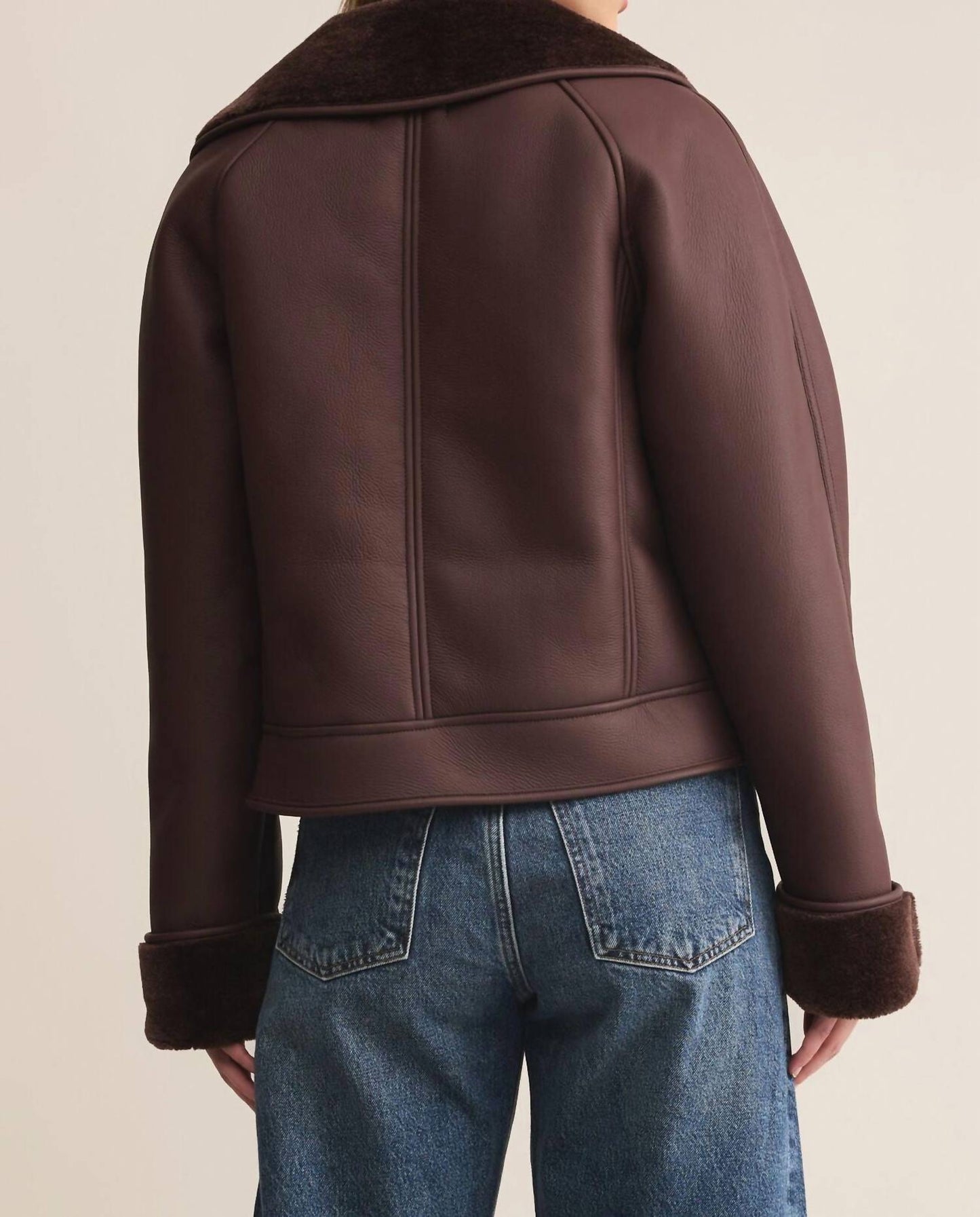 Z Supply - Georgia Faux Leather Sherpa Jacket
