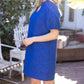 Voy - Geometric Quilted Detail Dress