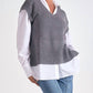 Elan - Andrea Sweater Vest/Shirt Combo