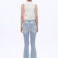 Bayeas - Mid Rise Bootcut Denim Jeans