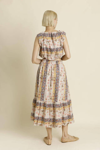 Aureum - PAISLEY MIDI SKIRT