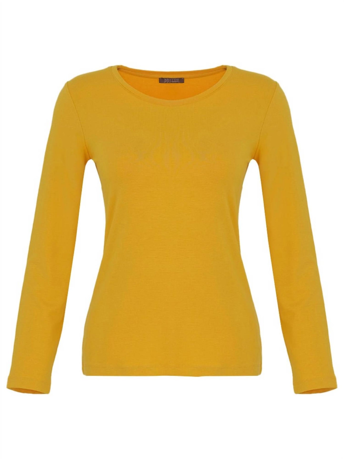 Dolcezza - Women's Crew Neck Long-sleeved Top