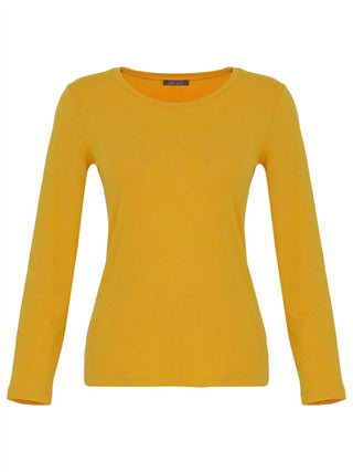 Dolcezza - Women's Crew Neck Long-sleeved Top