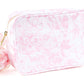 8 Oak Lane - Women's Clear Coated Rectangular Cosmetic Case