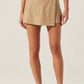 Astr - Deborah Linen Blend Safari Skort