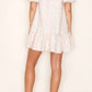 B.Right - Graceful Puff Sleeve Ruffle Dress