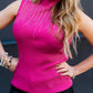 Frank Lyman - Mock Knit Sweater Top