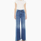 Mother - Tux Sidestepper Sneak Fray Wide Leg Jeans