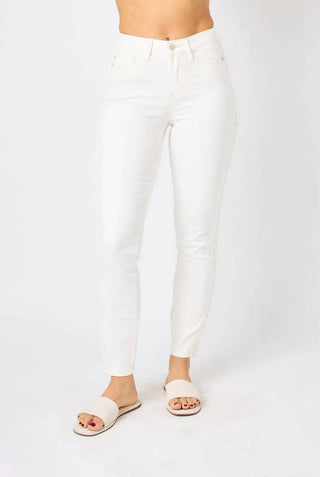 Judy Blue - Calça Jeans Trançada Lateral