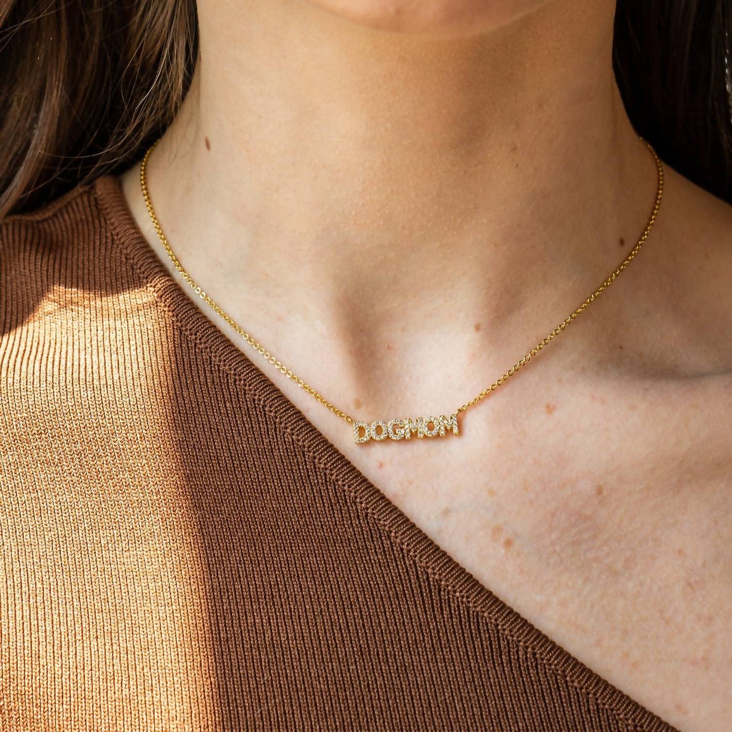 Brenda Grands - Women's Dog Mom Necklace