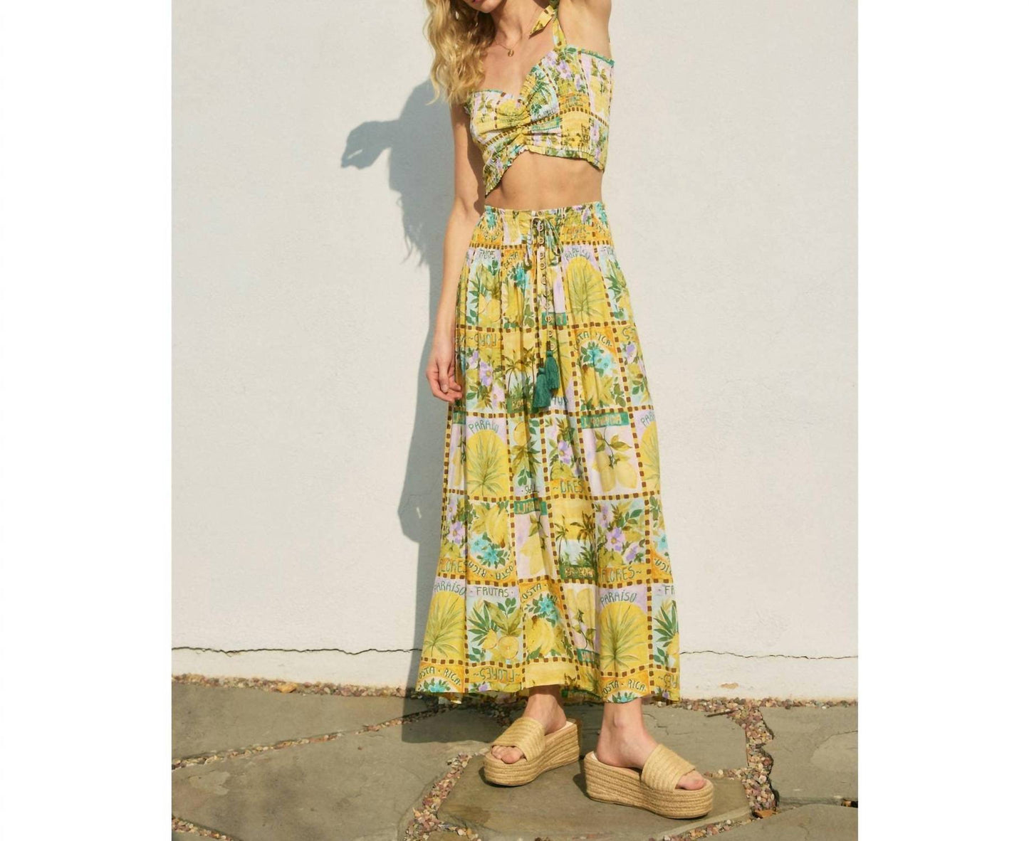 Dress Forum - Tropical Sun Midi Skirt