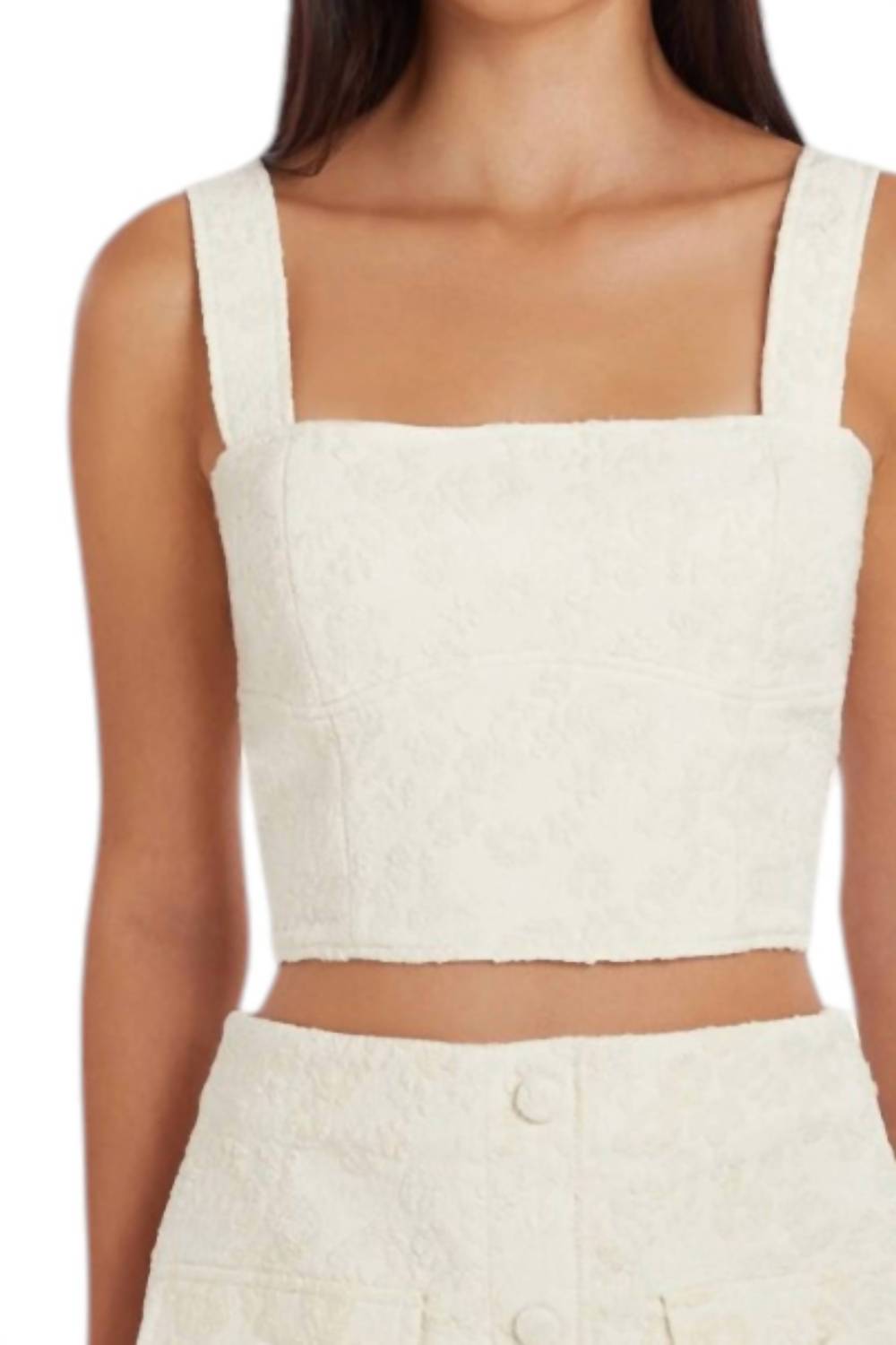 Amanda Uprichard - Bello Square Neck Top