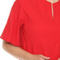 Joseph Ribkoff - Buttoned Shoulders Mini Shift Dress