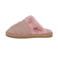 Judson & Co. - Ribbed Pattern Knitted Slippers