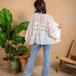 Paparazzi - Crochet Mesh Kimono Cardigan