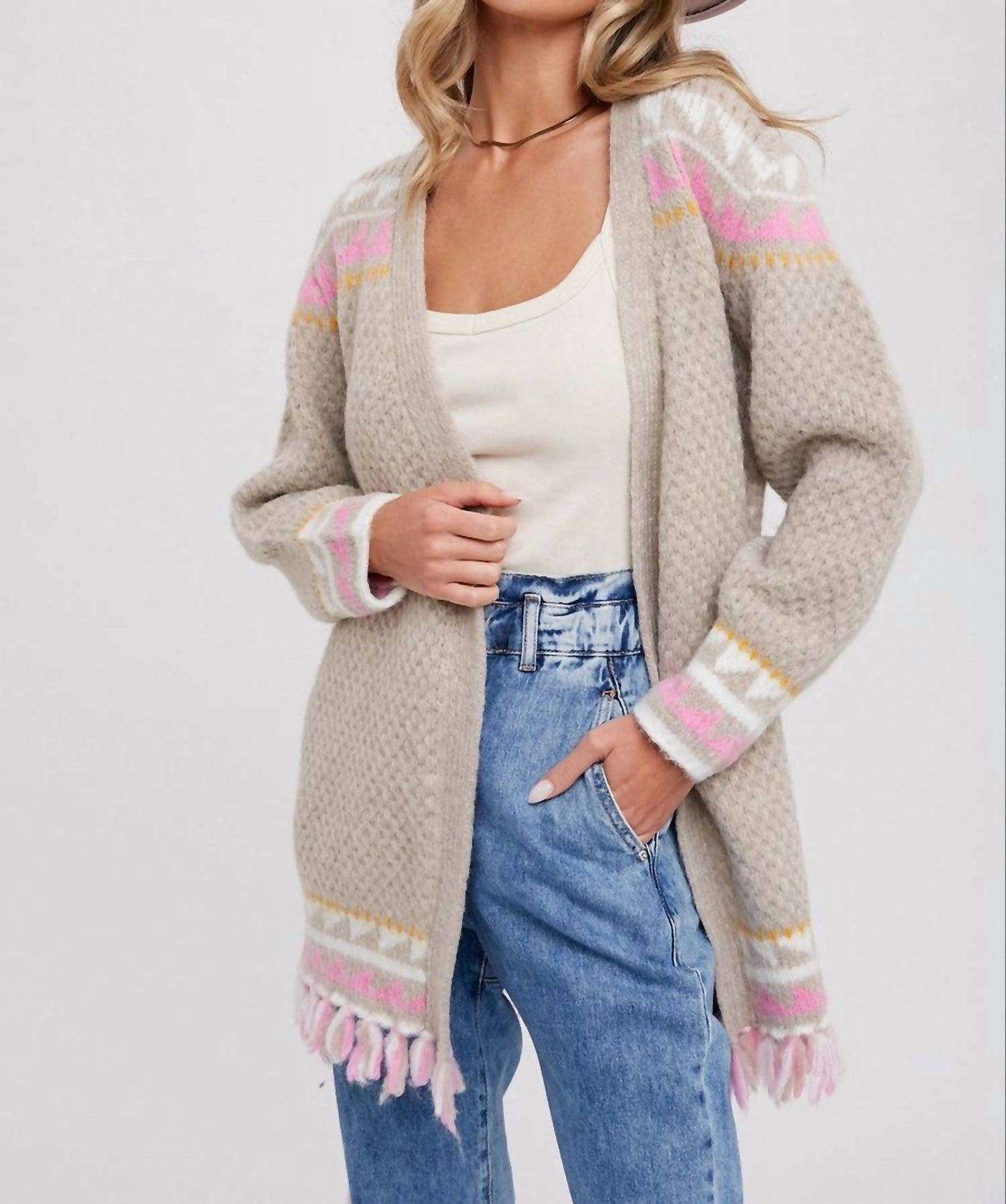 Bluivy - Boho Beauty Belted Cardigan