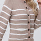 525 America - Josie Structured Stripe Cardigan