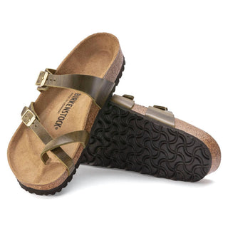 Birkenstock - Sandália feminina Mayari em couro oleado