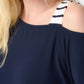 Joseph Ribkoff - Silky Knit One Shoulder Boxy Top