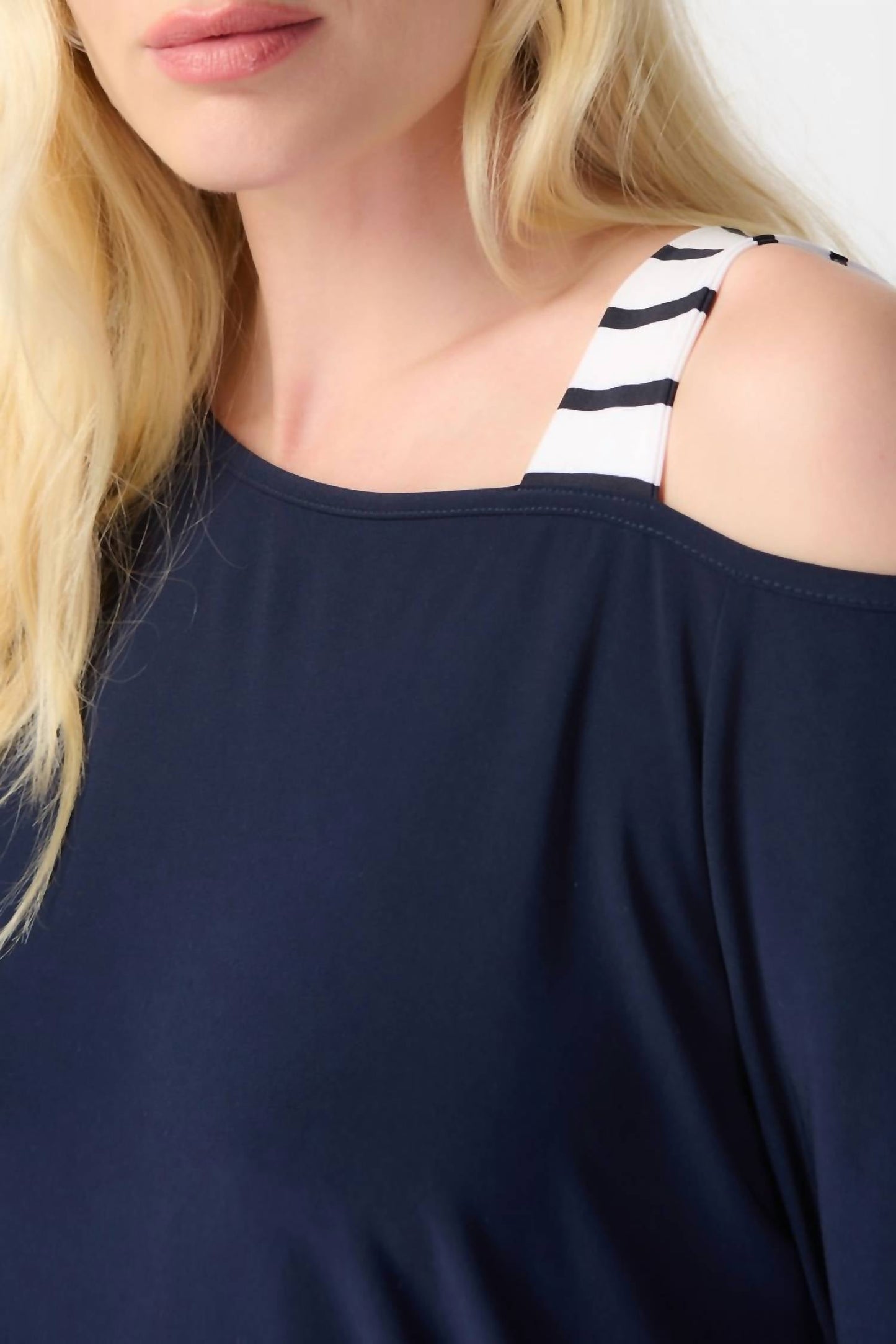 Joseph Ribkoff - Silky Knit One Shoulder Boxy Top