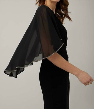 Joseph Ribkoff - Vestido de capa de chiffon