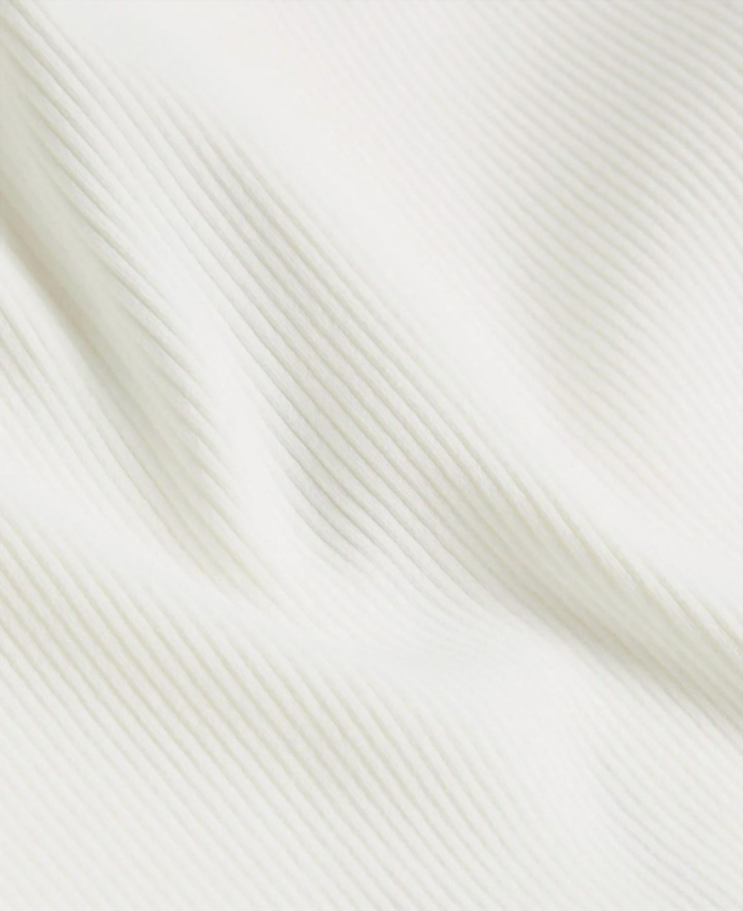 Ted Baker - Oliviha White Rib Knit Fit & Flare Mini Dress