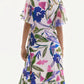 Joseph Ribkoff - Floral Print Belted Wrap Dress