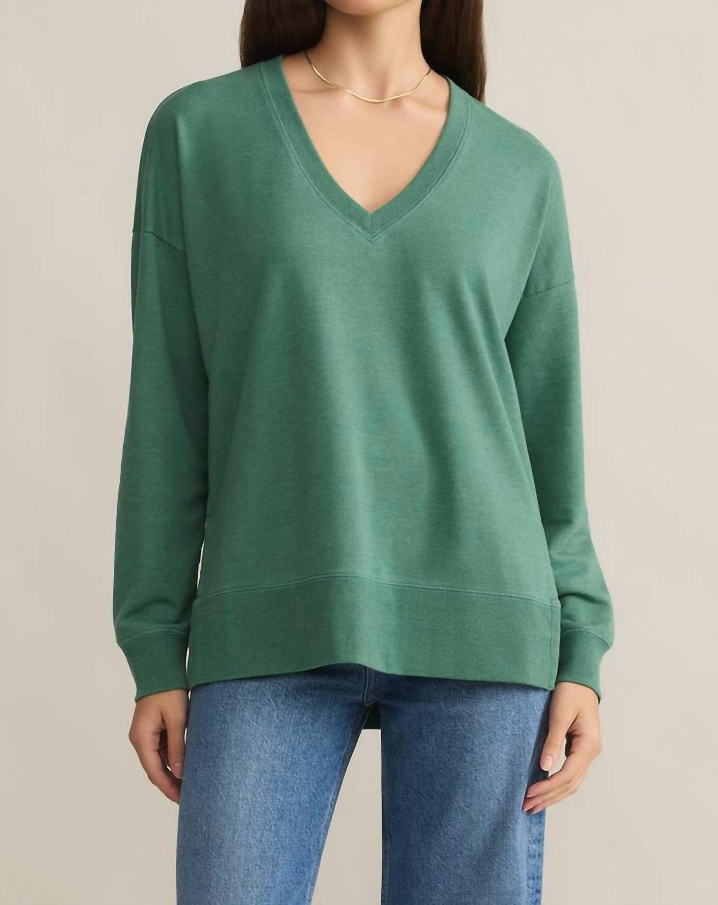 Z Supply - Modern V-neck Weekender Sweatshirt