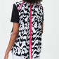 Joseph Ribkoff - Geometric Print Short Sleeve Hi-low Top
