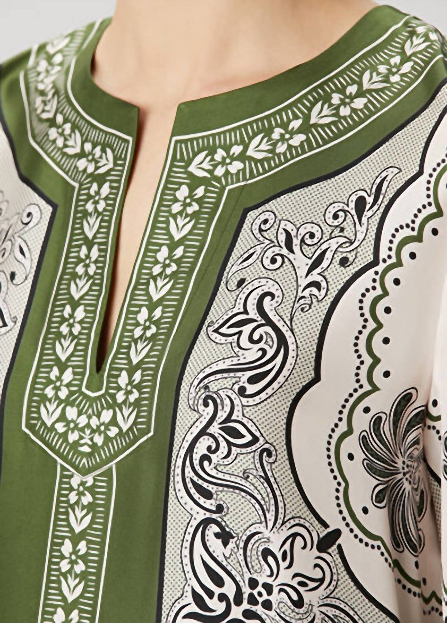 La Doublej - Floral Silk Caftan