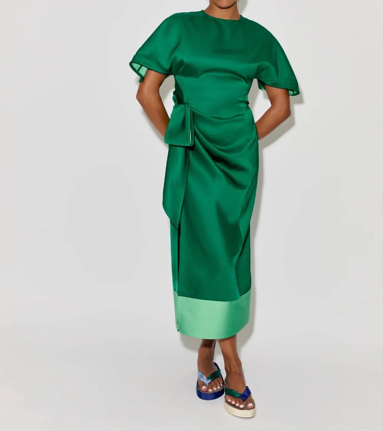 Rosie Assoulin - Sash & Slit Dress