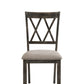 Claudia II - Weathered Side Chair (Set of 2) - Beige / Gray